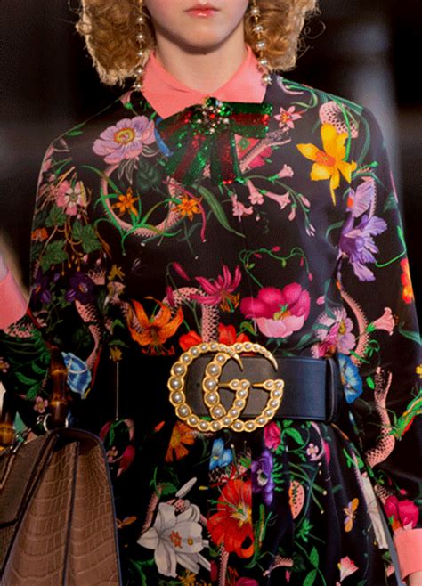 gucci white floral boston|Gucci fashion show usa.